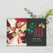 jee kerstfotografie schattig feestdagenkaart (Staand voorkant)