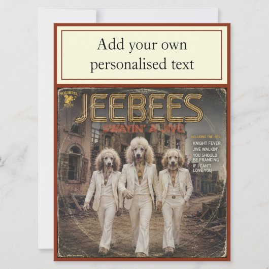 Jeebees Album: een Parodie (Voorkant)