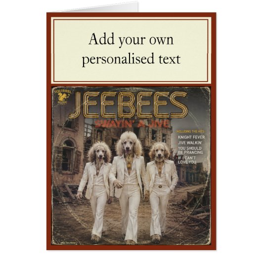 Jeebees Album: een Parodie (Voorkant)