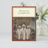 Jeebees Album: een Parodie Advieskaart (Staand voorkant)