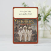Jeebees Album: een Parodie Kaart (Staand voorkant)