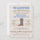 JEEHA! Uitnodiging voor verjaardagsfeestje van Bla (Voorkant)