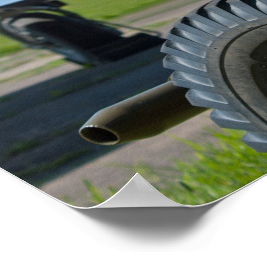 Jeep en beechcraft poster (Hoek)