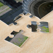 Jeep en vliegtuig legpuzzel (Zijkant)