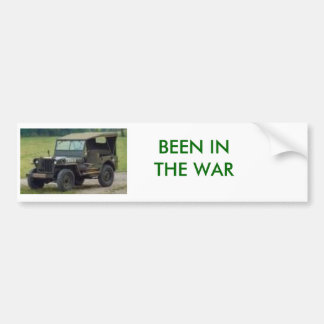 JEEP, IN DE OORLOG. BUMPERSTICKER