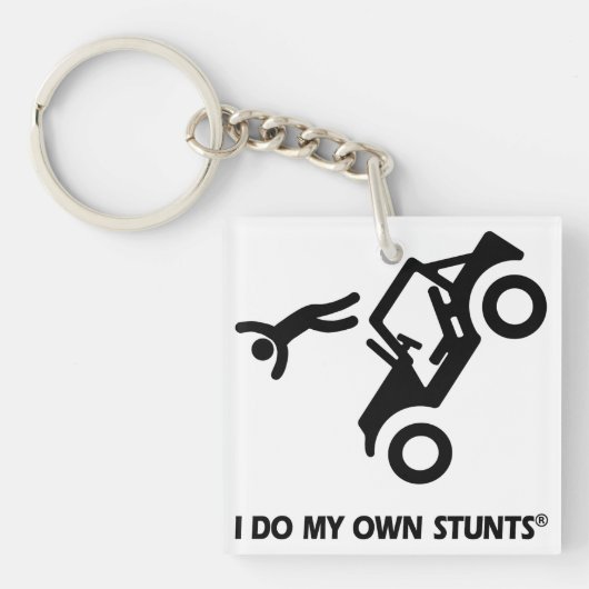 Jeep Mijn Eigen Stunts Sleutelhanger (voorkant)