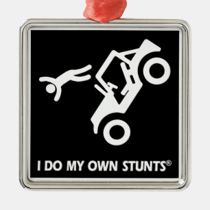 Jeep My Ewn Stunts Metalen Ornament