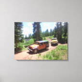 Jeep rubicon berg avontuur canvas (Voorkant)