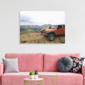 Jeep Rubicon schilderachtig canvas Afdruk (Insitu (Woonkamer))