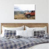 Jeep Rubicon schilderachtig canvas Afdruk (Insitu (Slaapkamer))