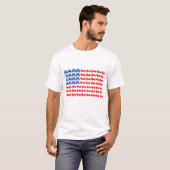 Jeep vlag T-shirt (Voorkant volledig)