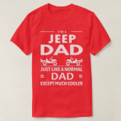 JeepDadOffroading4x4OffRoadGift  T-shirt (Design voorkant)