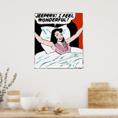 Jeepers! (grotere afmetingen) poster (Keuken)