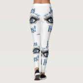 Jeepers Peepers Blue Eyes Leggings (Achterkant)