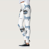 Jeepers Peepers Blue Eyes Leggings (Links)