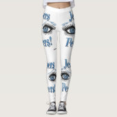 Jeepers Peepers Blue Eyes Leggings (Voorkant)