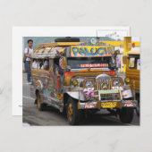 Jeepney Briefkaart (Voorkant / Achterkant)