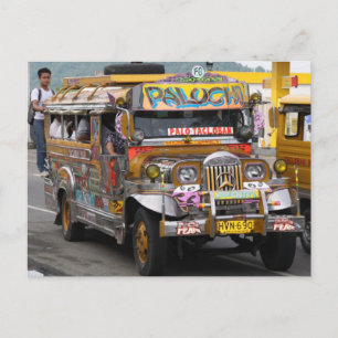 Jeepney Briefkaart