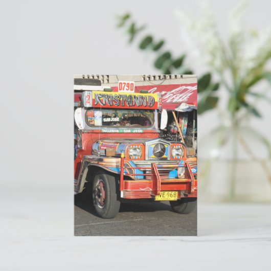Jeepney Briefkaart (Staand voorkant)