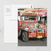 Jeepney Briefkaart (Voorkant / Achterkant)