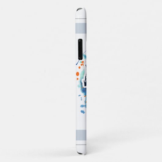 Jeepney Manila Vibes Blue Sinaasappel Case-Mate iPhone Case (Achterkant/rechts)