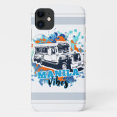 Jeepney Manila Vibes Blue Sinaasappel Case-Mate iPhone Case (Achterkant)