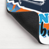 Jeepney Manila Vibes Blue Sinaasappel Muismat (Hoek)