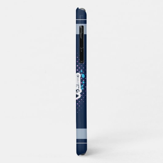 Jeepney Pinoy Vibes Blue Roze Case-Mate iPhone Case (Achterkant/links)