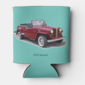 Jeepster koelbox 1950 blikjeskoeler (Voorkant)