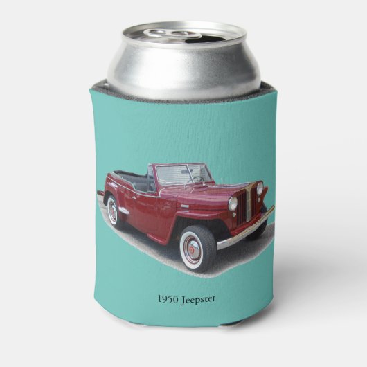 Jeepster koelbox 1950 blikjeskoeler (Blikje Achterkant)