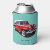 Jeepster koelbox 1951 blikjeskoeler (Blikje Achterkant)