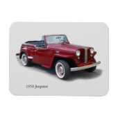 Jeepster magnet 1950 magneet (Horizontaal)