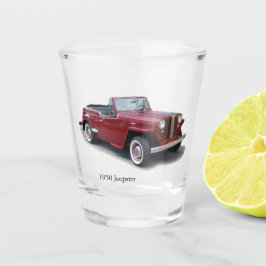 Jeepster uit 1950 shot glas