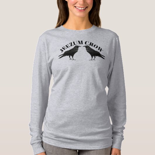 JEEZUM CROW t-shirt met lange hoes (Voorkant)