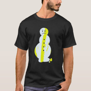 Jeezy Sneeuwman Grappig Angry Sneeuwman Jeezy Snee T-shirt