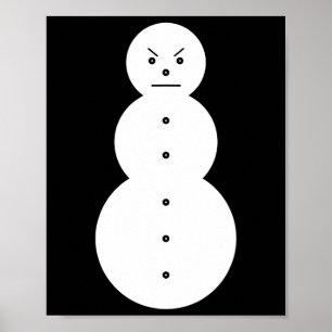 Jeezy Sneeuwman - Hiphop Boze Sneeuwman Jeezy Kers Poster
