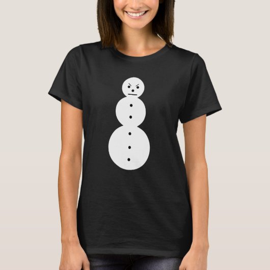 Jeezy Snowman Angry Snowman Jeezy Snowman T-shirt (Voorkant)