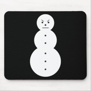 Jeezy Snowman - Hiphop Angry Snowman Jeezy Kerstmi Muismat