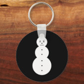 Jeezy Snowman - Hiphop Angry Snowman Jeezy Kerstmi Sleutelhanger (Voorkant)