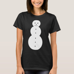 Jeezy Snowman - Hiphop Angry Snowman Jeezy Kerstmi T-shirt