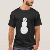 Jeezy snowman leuk t-shirt (Voorkant)