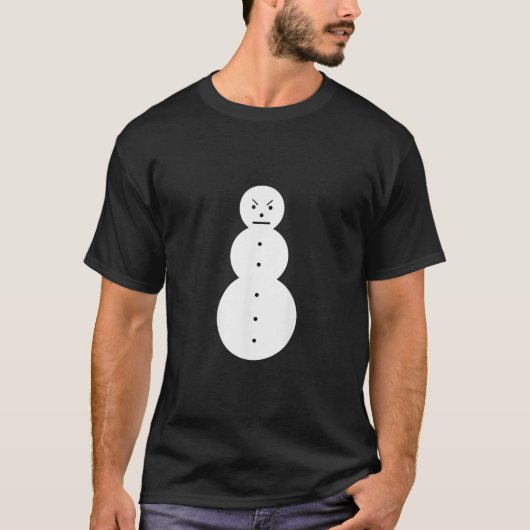 Jeezy snowman leuk t-shirt (Voorkant)