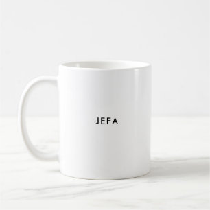 Jefa Vrouw Boss Aangepaste Spaanse koffie Mok