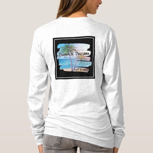 Jeff Benton fan T-shirt Zomer Dromen (Achterkant)