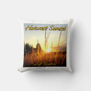 Jeff Benton Harvest Sunset Fan gooi kussen