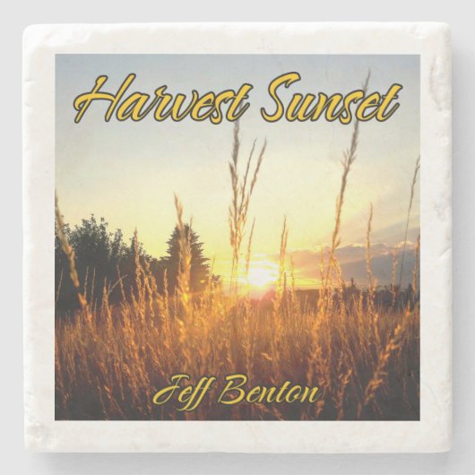 Jeff Benton stenen drank onderzetters fan Merchand (Voorkant)