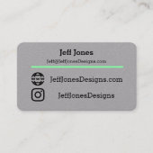 Jeff Cards New Visitekaartje (Voorkant)