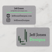 Jeff Cards New Visitekaartje (Voorkant / Achterkant)
