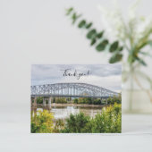 Jeff City Bridge Dank je Postkaart (Staand voorkant)