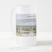 Jeff City Bridge Frosted Mok (Voorkant links)